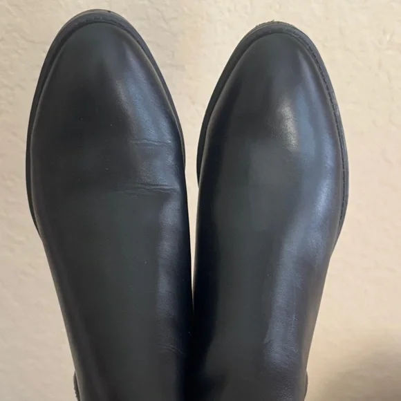 Calvin Klein Women's Black Leather Ankle Boots Size 7.5 M EUC - Picture 13 of 15